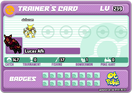 Lucas Afk Card otPokemon.com