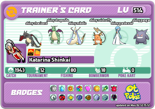 Katarina Shinkai Card otPokemon.com