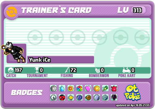 Yunk iCe Card otPokemon.com