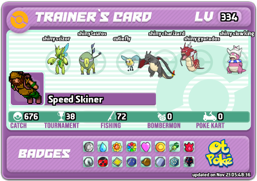 Speed Skiner Card otPokemon.com