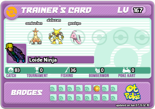 Loide Ninja Card otPokemon.com