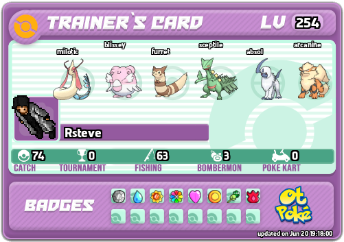 Rsteve Card otPokemon.com