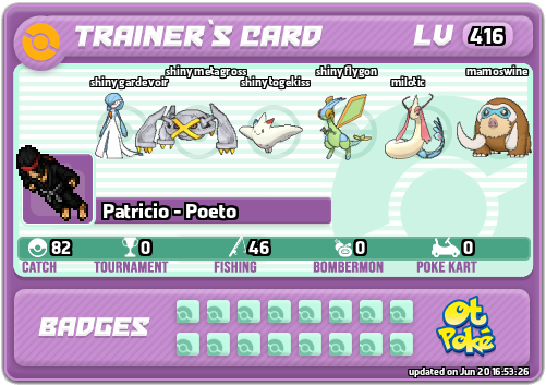 Patricio - Poeto Card otPokemon.com