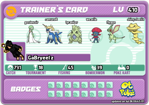 GaBryeel z Card otPokemon.com