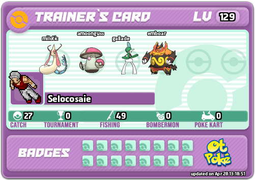 Selocosaie Card otPokemon.com