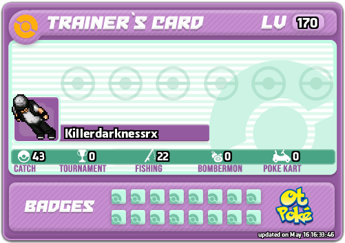 Killerdarknessrx Card otPokemon.com