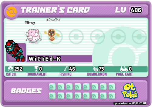 W i C k E d - K Card otPokemon.com