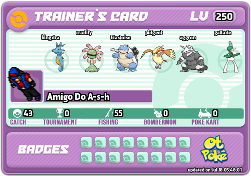 Amigo Do A-s-h Card otPokemon.com