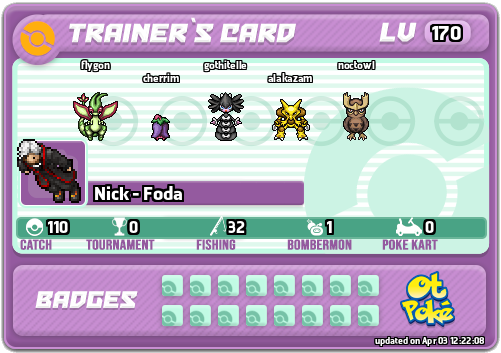 Nick - Foda Card otPokemon.com