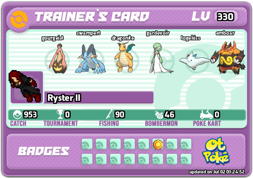 Ryster II Card otPokemon.com