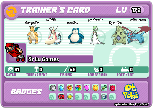 Sr Lu Gomes Card otPokemon.com