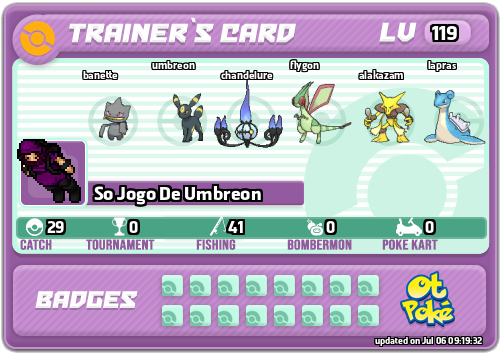 So Jogo De Umbreon Card otPokemon.com
