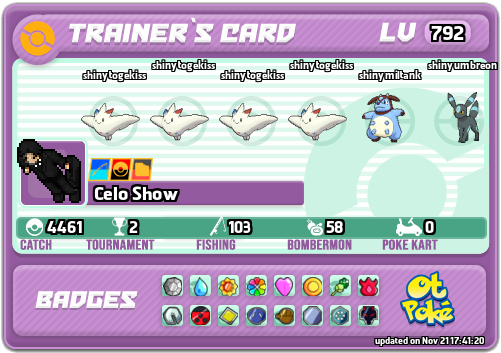 Celo Show Card otPokemon.com