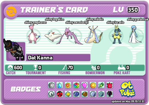 Dat Kanna Card otPokemon.com