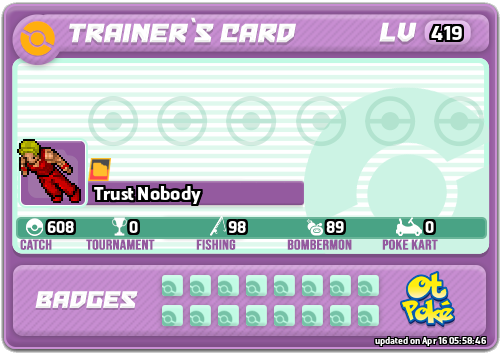 Trust Nobody Card otPokemon.com