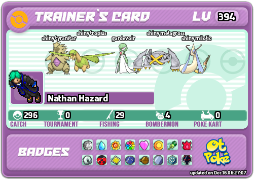 Nathan Hazard Card otPokemon.com