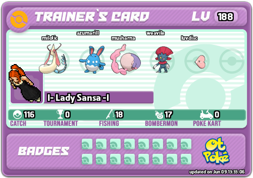 I- Lady Sansa -l Card otPokemon.com