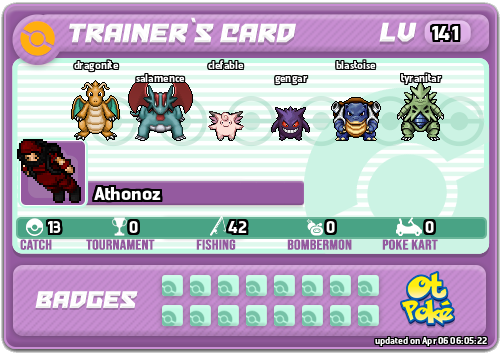 Athonoz Card otPokemon.com