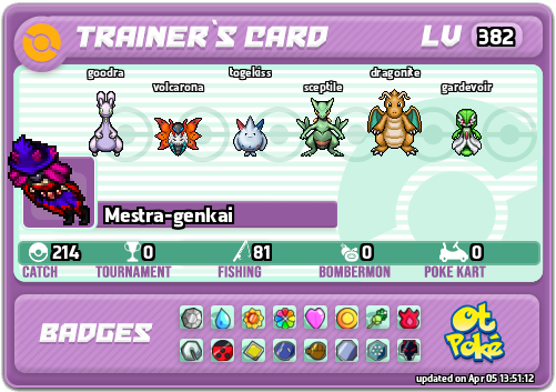 Mestra-genkai Card otPokemon.com