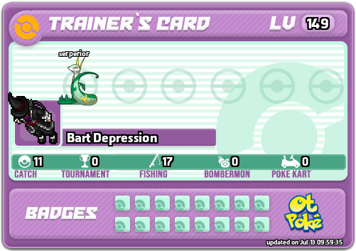 Bart Depression Card otPokemon.com