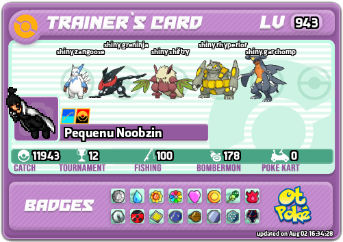 Pequenu Noobzin Card otPokemon.com