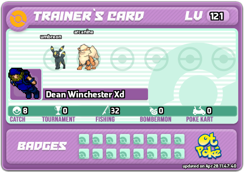 Dean Winchester Xd Card otPokemon.com