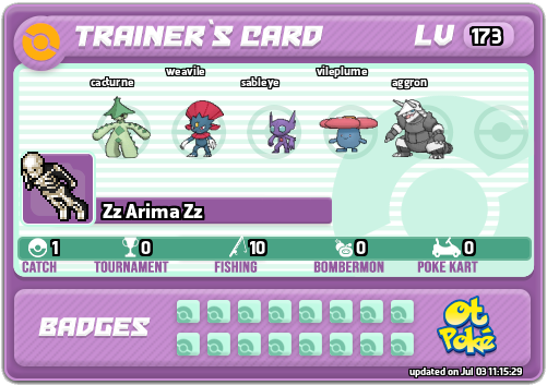 Zz Arima Zz Card otPokemon.com
