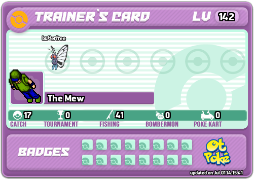 The Mew Card otPokemon.com