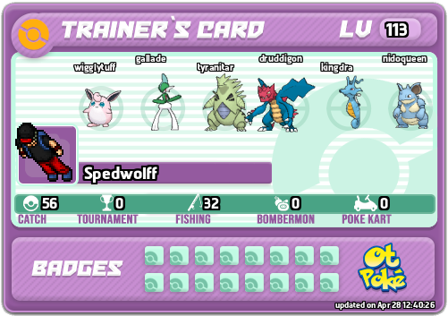 Spedwolff Card otPokemon.com