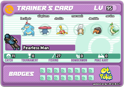 Fearless Man Card otPokemon.com