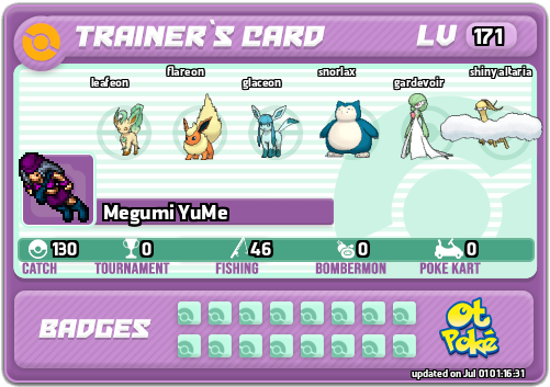 Megumi YuMe Card otPokemon.com