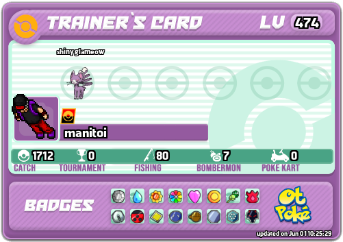 manitoi Card otPokemon.com