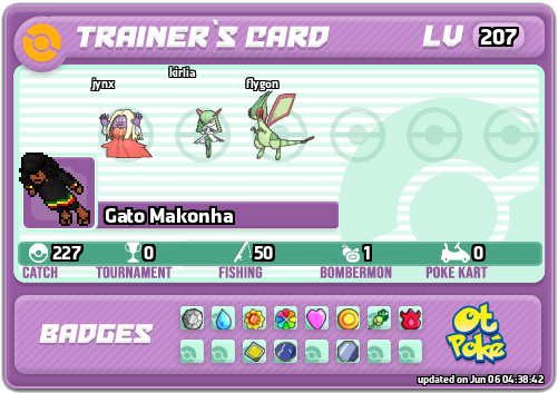 Gato Makonha Card otPokemon.com