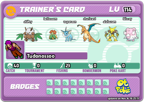 Tudonossoo Card otPokemon.com