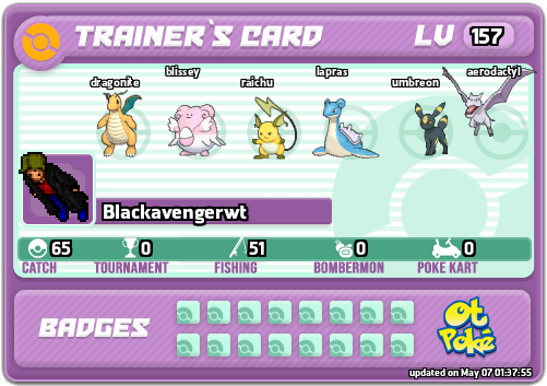 Blackavengerwt Card otPokemon.com