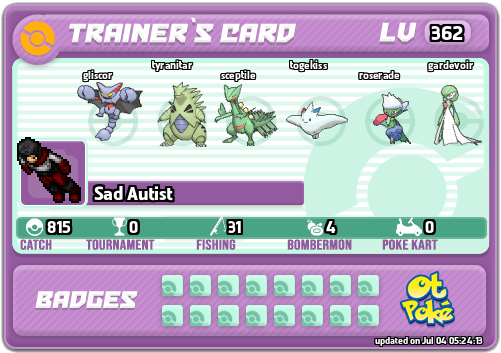 Sad Autist Card otPokemon.com