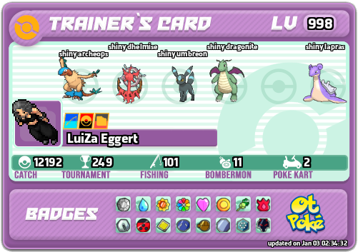 LuiZa Eggert Card otPokemon.com