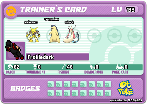 Frokiedark Card otPokemon.com