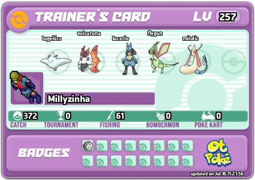 Millyzinha Card otPokemon.com