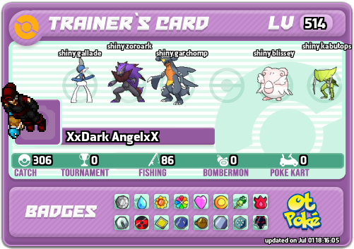 XxDark AngelxX Card otPokemon.com