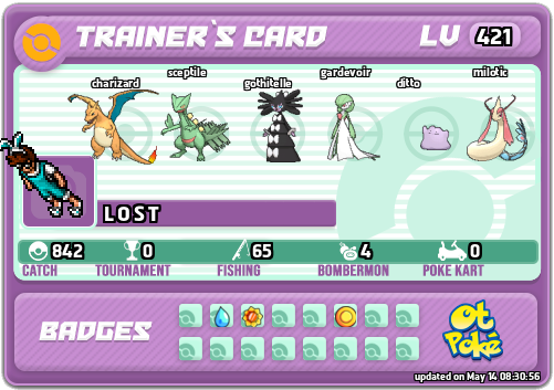 L O S T Card otPokemon.com