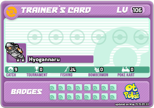 Hyogannaru Card otPokemon.com