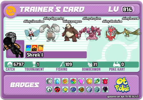 Shrek I Card otPokemon.com