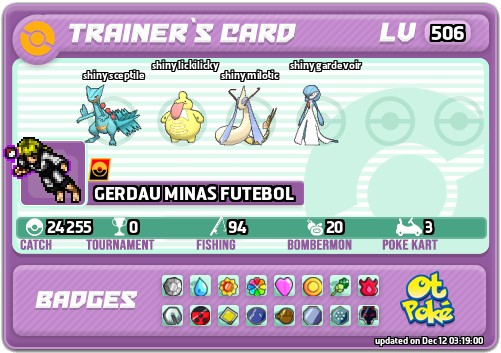 GERDAU MINAS FUTEBOL Card otPokemon.com