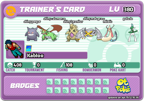 Kabloo Card otPokemon.com