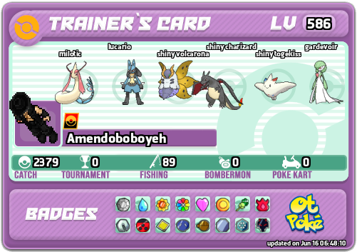 Amendoboboyeh Card otPokemon.com