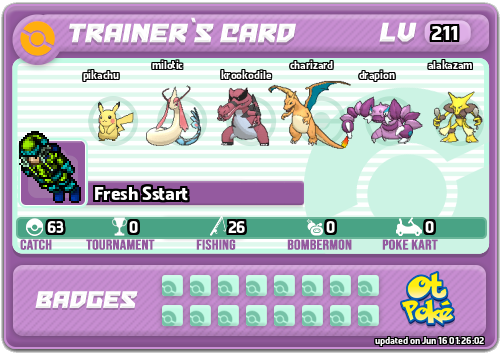 Fresh Sstart Card otPokemon.com