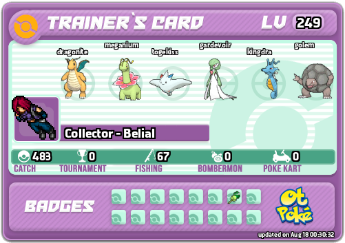 Collector - Belial Card otPokemon.com