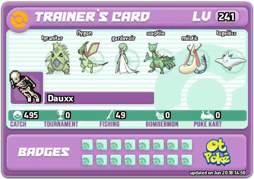 Dauxx Card otPokemon.com