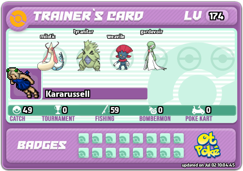 Kararussell Card otPokemon.com